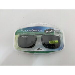 Polar Optics Clip-On Sunglasses Polarized Lenses 54 Rec G